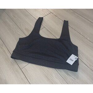 Jenni Square Neck Bra Bralette Bra Unlined WF WPL8046 Womens XL Gray New Nwt